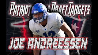 New England Patriots 2024 NFL Draft Target  Joe Andreessen  Linebacker  Buffalo  Highlights [upl. by Kyne357]