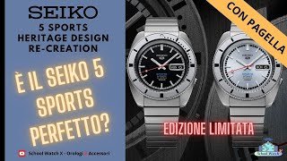 Seiko 5 Sports Heritage è quello perfetto [upl. by Aerol939]