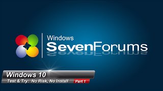Windows 10  Test amp Try with No Risk No Installation needed Win7 users [upl. by Ipoillak]