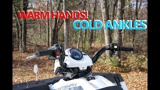 Polaris Sportsman 570 Heated Grips [upl. by Ul]