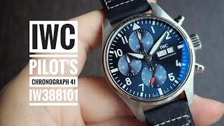 IWC Pilots Chronograph 41 IW388101 [upl. by Nylodnew]