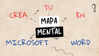 Cómo Hacer un MAPA MENTAL en WORD [upl. by Enenaj]