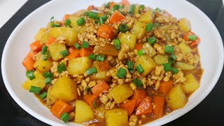 Giniling na pork Hindi na kailangan marinate lutuin na agadminced pork recipe [upl. by Aneehsor]