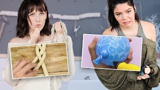 Trying 5 Minute Crafts with Tiny Hands [upl. by Notniuqal]