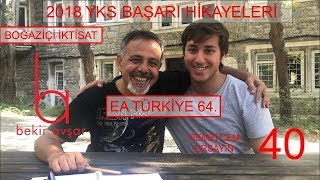 BOĞAZİÇİ İKTİSAT  BAŞARI HİKAYELERİ 40 [upl. by Yaner]