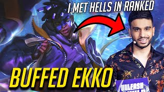 I PLAYED BUFFED EKKO AND MET HellsDevilwildrift LOL [upl. by Einittirb436]