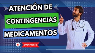 ATENCIÓN DE CONTINGENCIAS DE MEDICAMENTOS cofepris medicamentos [upl. by Imyaj]