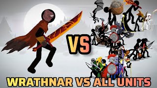 Stick War 3  New Order General Wrathnar Vs All Units [upl. by Marijane]