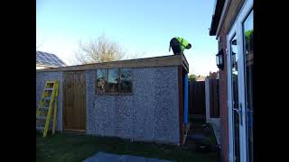 Timelapse of the Erection of a New Pent Concrete Garage [upl. by Nickie447]