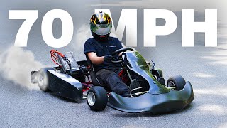 70mph Electric Go Kart  110V EKart RIPS [upl. by Ayeki]