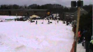 FAST SNOWMOBILES AT HILL CLIMB DRAG RACING IN MICHIGAN [upl. by Aikemot]