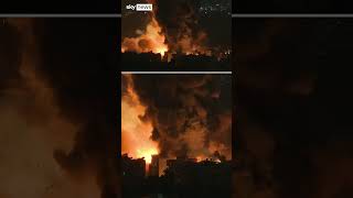 Massive explosions seen in Beirut [upl. by Twyla763]