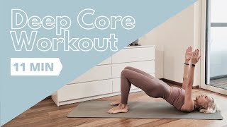 11 Min Pilates Deep Core Workout I Home Edition [upl. by Eudo]