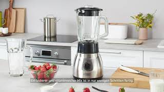 Russell Hobbs Standmixer Glas Steel 2in1 inkl ToGoBecher amp Deckel 15l Glasbehälter Mixer [upl. by Aneba]