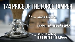 The 55 selfleveling FORCE TAMPER alternative no one knows about espresso machine spring tamper [upl. by Nnahs]