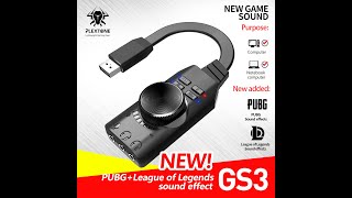 Syskonics Plextone USB Sound Card External Virtual 71 Channel PUBG Sound Effects [upl. by Ezar]