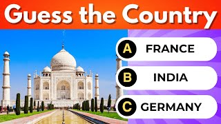 Geography Quiz  Guess The Country By the Famous Landmark Quiz [upl. by Noraj]