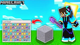 clay drop super op items 🤯 in mincarft Minecraft gameplay [upl. by Yesdnik]