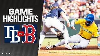 Rays vs Red Sox Game Highlights 92824  MLB Highlights [upl. by Anavlis]