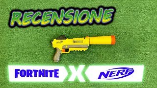 Recensione Nerf Fortnite Pistola Silenziata SPL  FossilNerf ft DartWars [upl. by Pablo586]