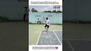 Never mess with Jasprit bumrah😈Indian cricket team fielding❤️ shorts cricket [upl. by Lole307]