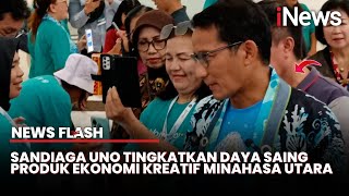 Kemenparekraf Sandiaga Uno Gelar Workshop Kata Kreatif bagi Ratusan Pelaku Ekraf di Minahasa Utara [upl. by Helsie628]