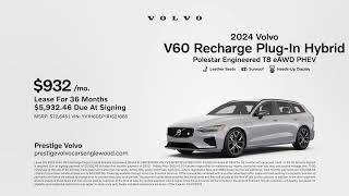 Volvo V60 Recharge PlugIn Hybrid 09282024 4358082 [upl. by Melania771]