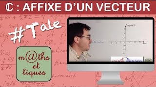 Déterminer laffixe dun vecteur  Terminale Maths expertes [upl. by Ahsaet526]