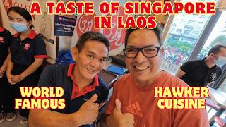 A Taste of Singapore in LAOS  MUST TRY  HAWKER CHAN  Parkson Mall Vientiane Laos [upl. by Nahgiem]