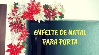 Enfeite de Natal para Porta [upl. by Hailee68]