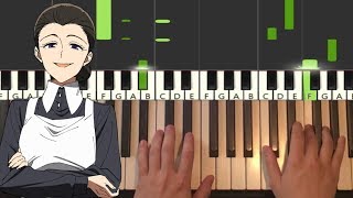 The Promised Neverland  Isabella’s Lullaby Piano Tutorial Lesson [upl. by Suravart]