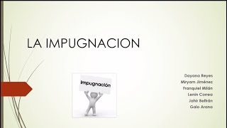 Tema Recursos en sede administrativa en materia contencioso administrativa LA IMPUGNACION [upl. by Elyrrad564]