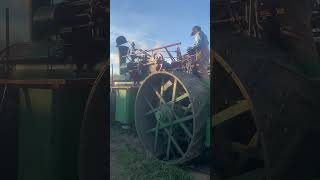 Learning the reverser on a George White Steam Traction Engine [upl. by Ainex]