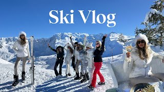 MY FIRST EVER SKI TRIP IN THE FRENCH ALPS COURCHEVEL  VLOG [upl. by Leirej949]