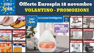 nuovo volantino EUROSPIN dal 18 novembre 2024 ✅ Offerte in quantità limitata 🔥 Promozioni casa cura [upl. by Amein]