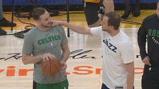 Jazz Fans Boo Gordon Hayward in Return 201819 NBA Season [upl. by Rainie]