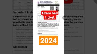 nios exam hall ticket download 2024 Aprilmay niosurdu exam assignment [upl. by Airad834]