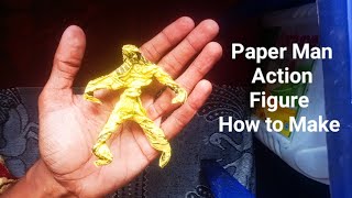 How To Make Paper Man Action figure 🔥No Glue [upl. by Ostler]