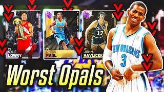 i used a team of the WORST GALAXY OPALS in nba 2k19 myteam [upl. by Gredel]