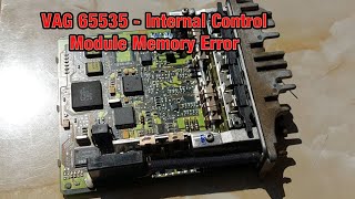 VOLKSWAGEN ECU  ECM REMOVAL  Repair VAG COM 65535 Control Module Memory Error 3710 [upl. by Haridan]