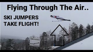 2022 Official Training Rounds FIS Continental Cup Ski Jumping Iron Mountain MI  Jason Asselin [upl. by Suired539]