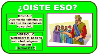 PRIMARIOS  ¿OISTE ESO EL PENTECOSTES  IDEAS  3  MINISTERIO INFANTIL [upl. by Pierce]