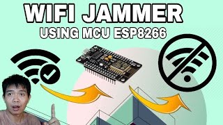 How to make WiFi Jammer using ESP8266  Easy way  Tagalog [upl. by Adamo]