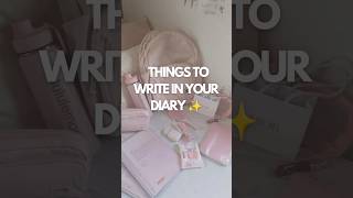 Things to write in your diary trendingyoutubeshorts aestheticdiarynotes diaryloverjournaldiary [upl. by Eidak]