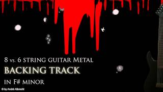 backing track  metal in F minor f sharp minor [upl. by Iris804]