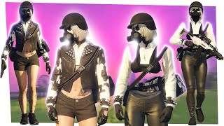 GTA 5 ONLINE  TRAJES FEMININO FEITO NA SESSÃO FÁCIL TRYHARD  PS4PS5XBOX ONESERIES [upl. by Adneram]