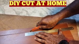 DIY Guide Cutting Sunmica Sheets at Home Made Easy [upl. by Crescen]