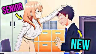 First Year Fall In Love With His Cute Tiny Colleague  Anime Recap [upl. by Thadeus]