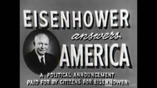 Dwight D Eisenhower  Eisenhower Answers America Bus Driver [upl. by Nyrual]