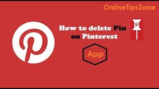 How to delete Pins on Pinterest App [upl. by Airrej]